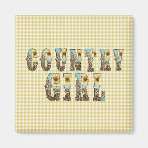 Land Girls Typography Magnet