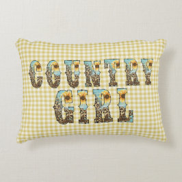 Land Girls Typography Prydnadskudde