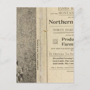 Land Grant of North Dakota Vykort