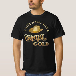 Land Guld Personlig Western Stil-gåva T Shirt