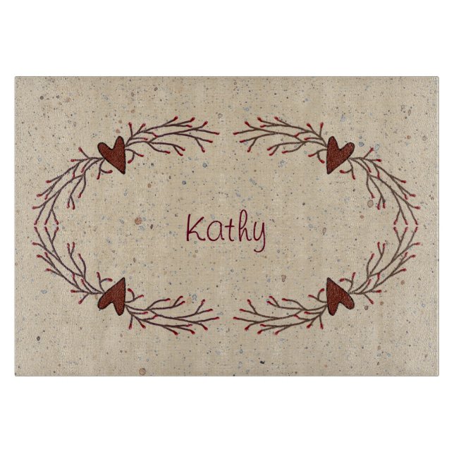 Land Hearts och pip Berry-glasets spaltspets (Framsidan)