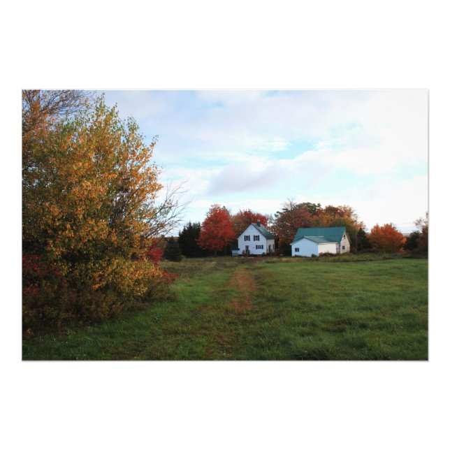 Land Home i Nova Scotia, Kanada Fototryck (Framsidan)