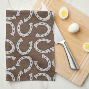 Land Horse shoe mönster Kitchen towel Kökshandduk