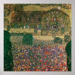 Land House by the Attersee, 1914 Poster