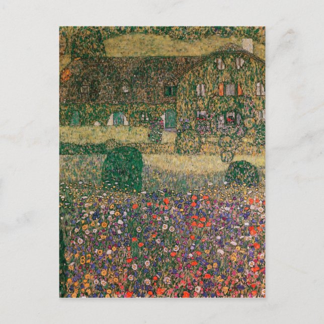 Land House by the Attersee, 1914 Vykort (Framsida)