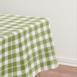 Land House Grönt Checkered Gingham Rustic