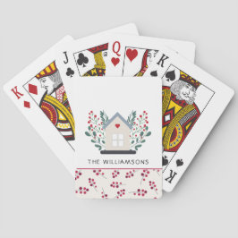 Land House och Berries Family Namn Casinokort