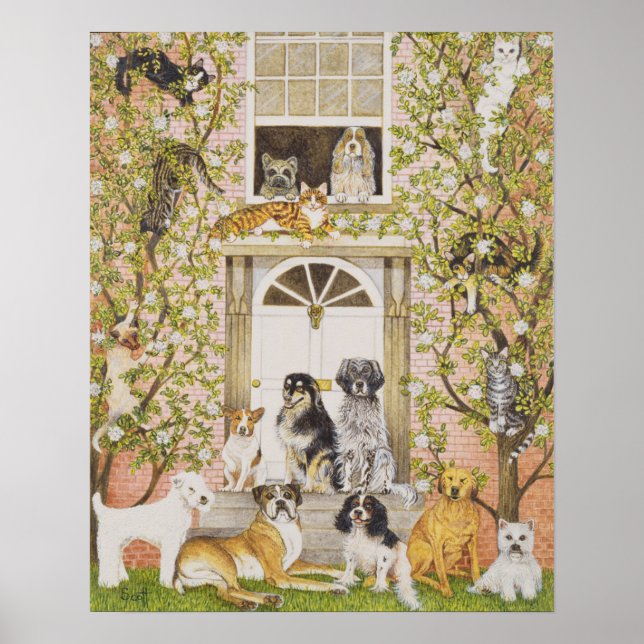 Land House Party Poster (Framsidan)