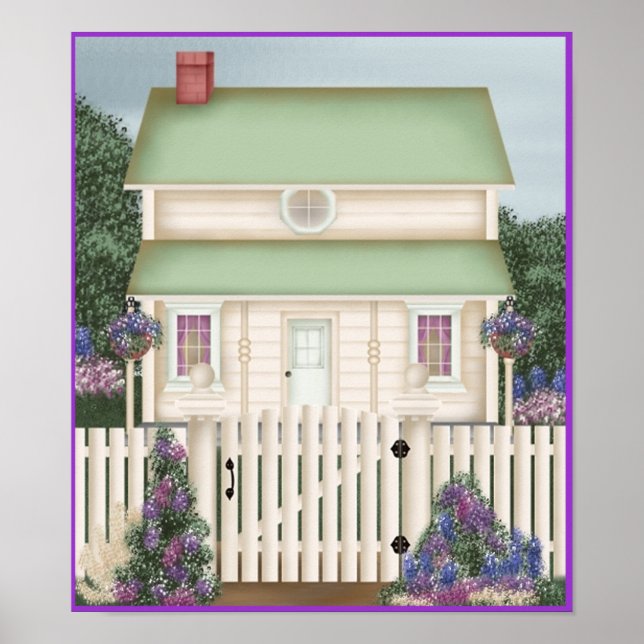 Land House-utskrift Poster (Framsidan)