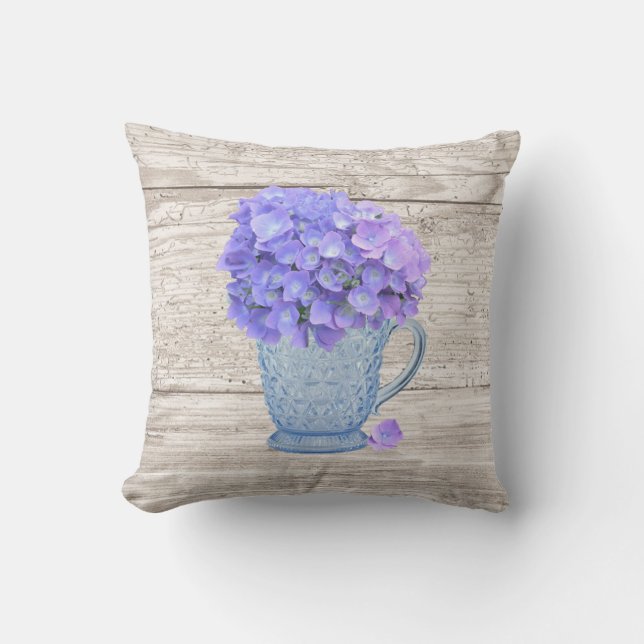 Land Hydrangea Pillow Kudde (Framsida)