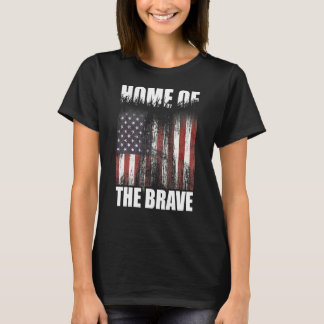 Land i det fria bostaden den Modiga 4 juli T Shirt