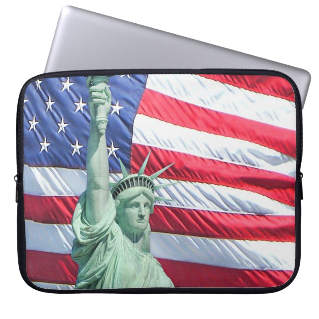 Land i Fria patrioten Laptop Sleeve (Framsidan)