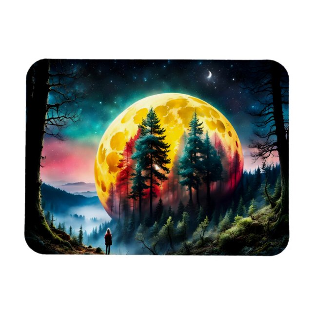 Land i Inställningen Måne Magnet (Horisontell)