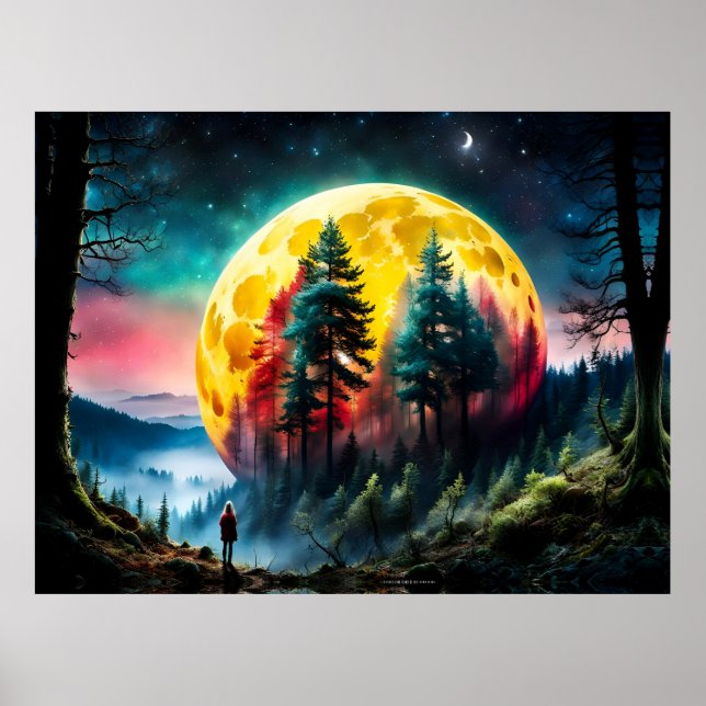 Land i Inställningen Måne Poster (Framsidan)