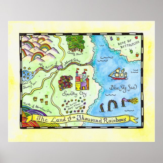 Land i tusen Poster (Framsidan)