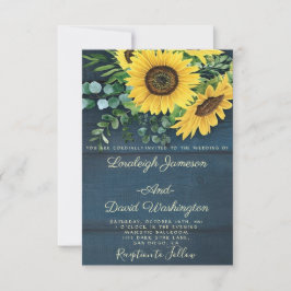 Land-inbjudan till bröllopsinbjudan inbjudningar