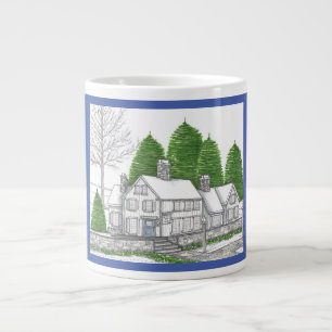 Land Inn Winter Soltice Jumbo Mugg med Blue