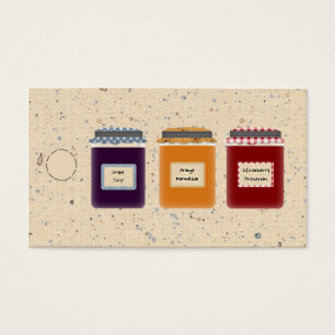 Land Jelly Burk hängMärkre/Gift Märkre Visitkort