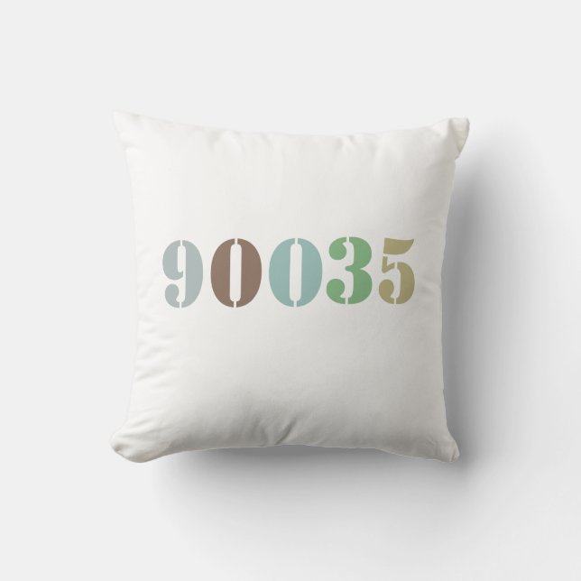 Land-jordbrukshuset Dorm Gift Zip-kod Kudde (Framsida)