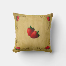 Land Jordgubbar Pillow Kudde