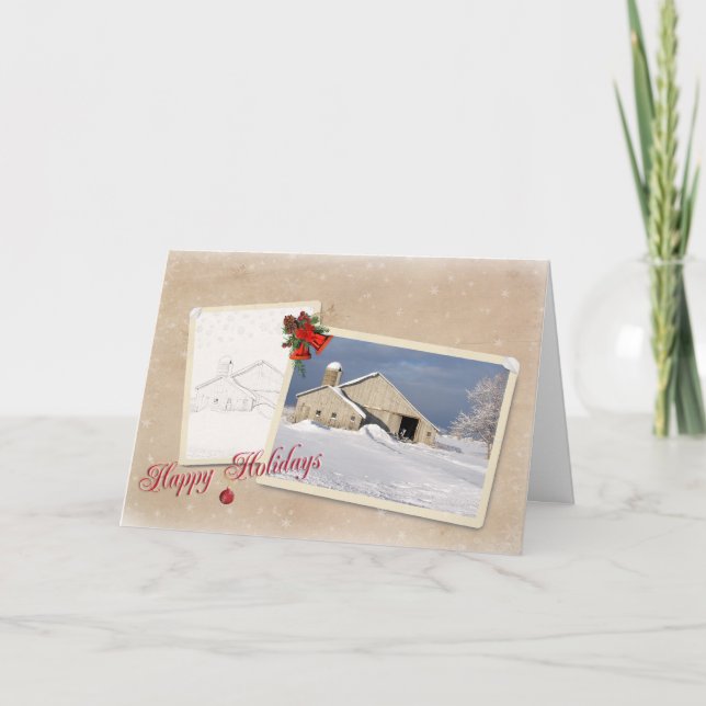 Land jul helgkort (Framsida)