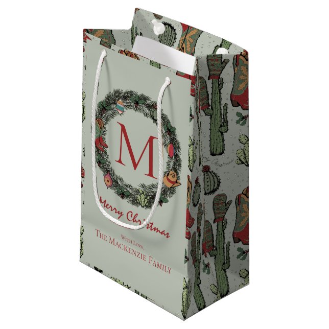 Land jul Monogrammed (Framsidan Vinklad)