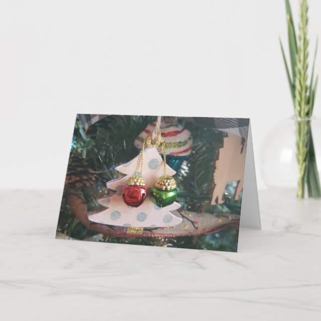 Land jul Ornament Julgran Kort (Framsida)