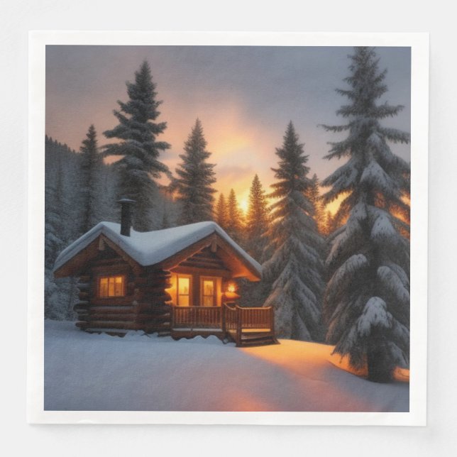 Land jul pappersservett (Framsida)