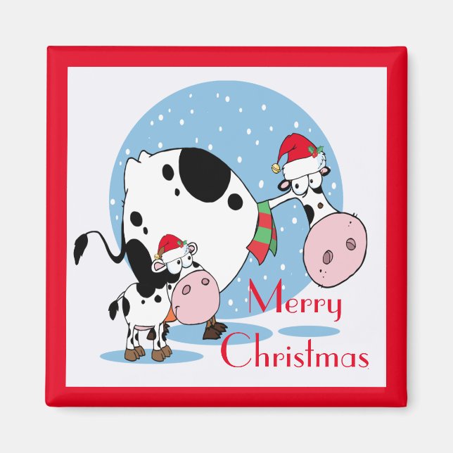 Land julkor med tomthattar magnet (Framsidan)