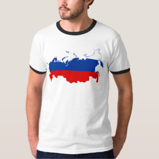 Land Karta Ryssland T Shirt