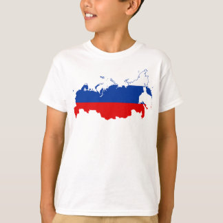 Land Karta Ryssland T Shirt