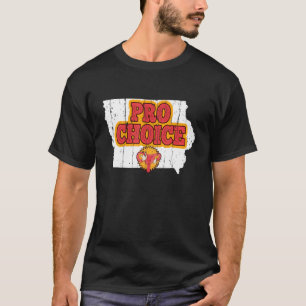 Land Karta USA State Iowa Abortion Feminist Pro Ch T Shirt