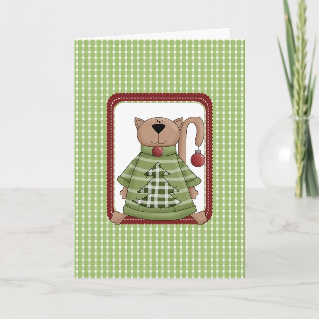 Land Kat-julkort Helgkort (Framsida)