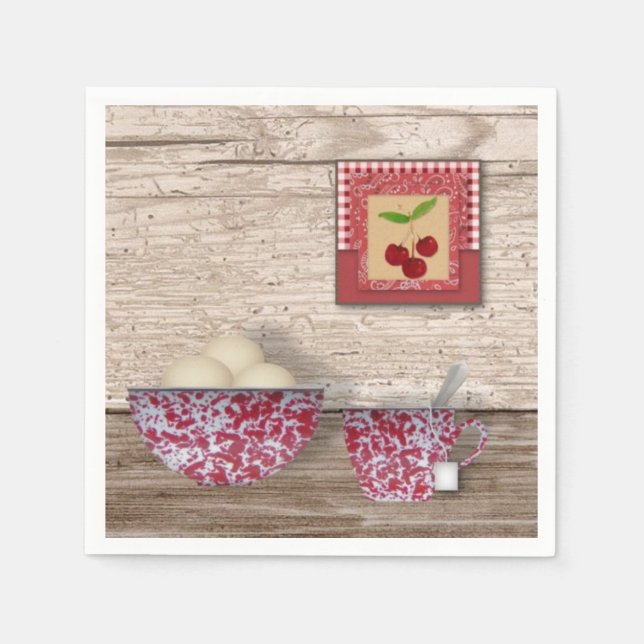 Land Kitchen Pappra Napkins Pappersservett (Framsidan)