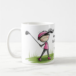 Land Klubb Dam Golf League Anpassningsbar Kaffemugg