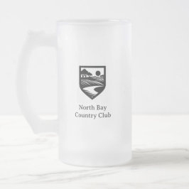 Land Klubb Logotyp Frosted Beer Glass Frostat Ölglas