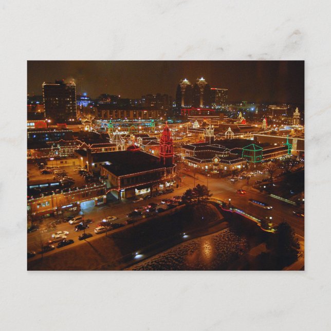 Land Klubb Plaza, Kansas City, Helgdag Helg Vykort (Framsida)