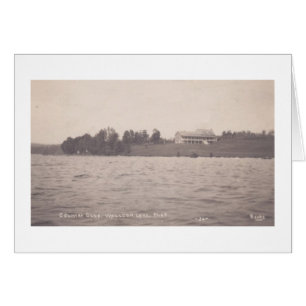 Land Klubb Walloon Sjö Michigan Card Hälsningskort