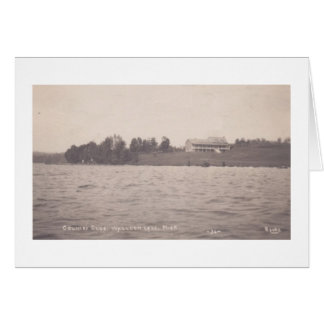 Land Klubb Walloon Sjö Michigan Card Hälsningskort