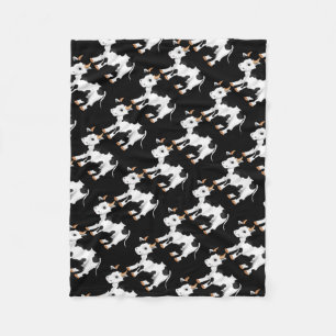 Land ko mönster, fiskfilt fleecefilt