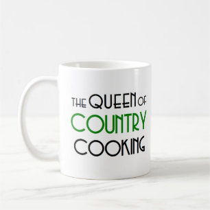 land kokdrottning kaffemugg