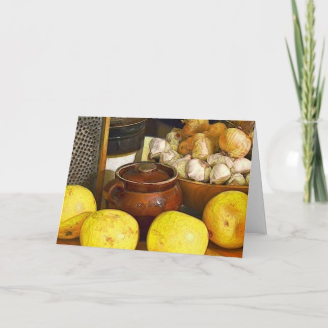 Land Köksnotkort Kort (Framsida)