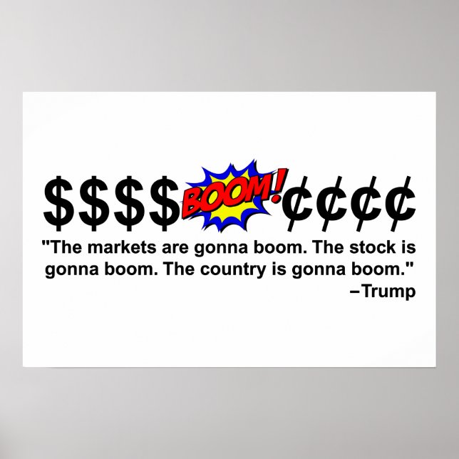 Land kommer att boom Poster (Framsidan)