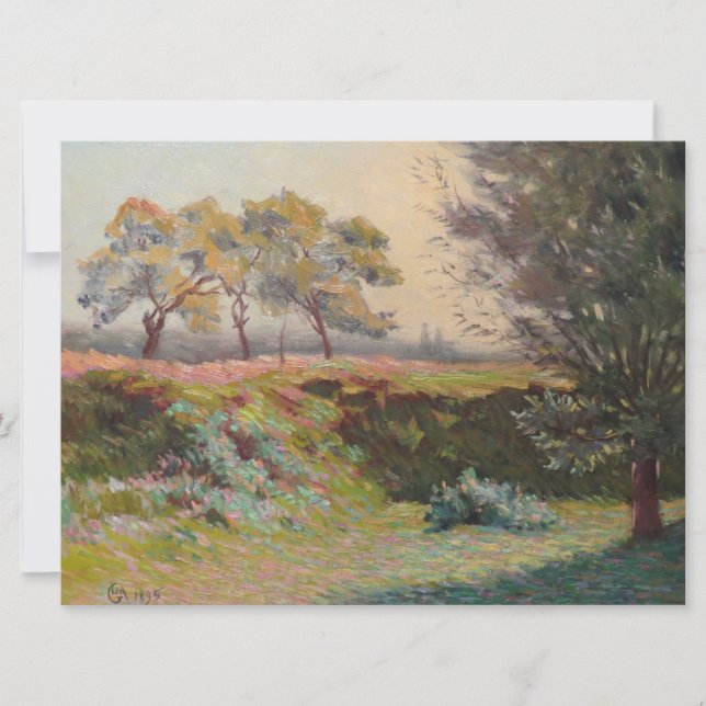 Land Landskap (av Léo Gausson) Kort (Framsida)