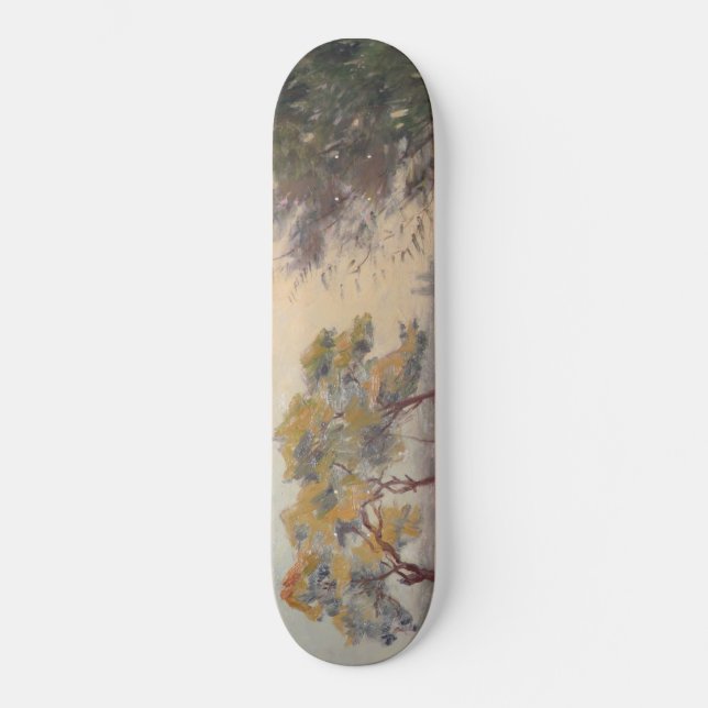 Land Landskap (av Léo Gausson) Mini Skateboard Bräda 18,5 Cm (Framsida)