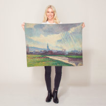 Land Landskap med floden (av Maximilien Luce)