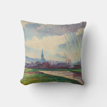 Land Landskap med floden (av Maximilien Luce)