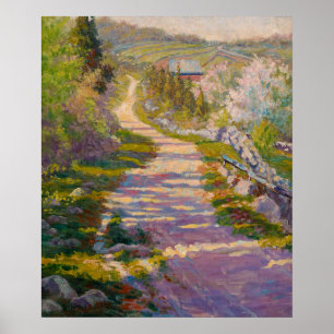 Land Lane av Newell Convers Wyeth Poster
