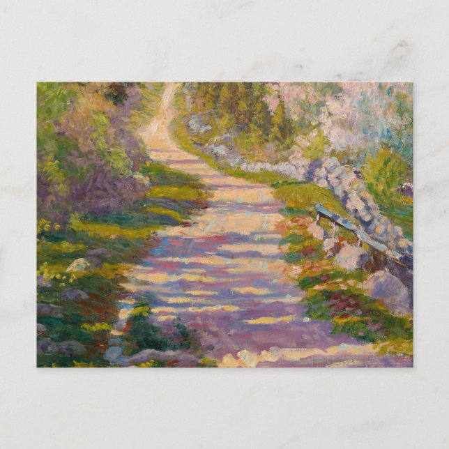 Land Lane av Newell Convers Wyeth Vykort (Framsida)