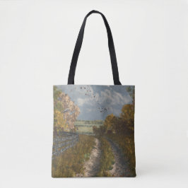 Land Lane i Fall Tote Bag Tygkasse